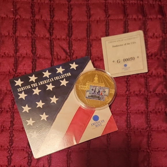 American Mint Other - American Mint Gold Coin with Certificate NWOT